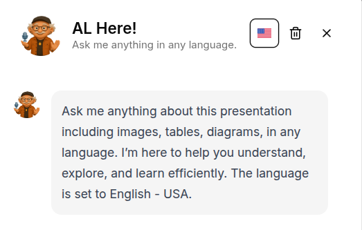 AL — AI teaching and learning companion icon
