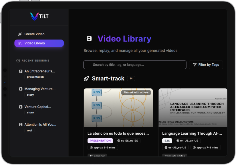 Voila Voice AI multilingual video platform — document to video, voice cloning and AI avatars
