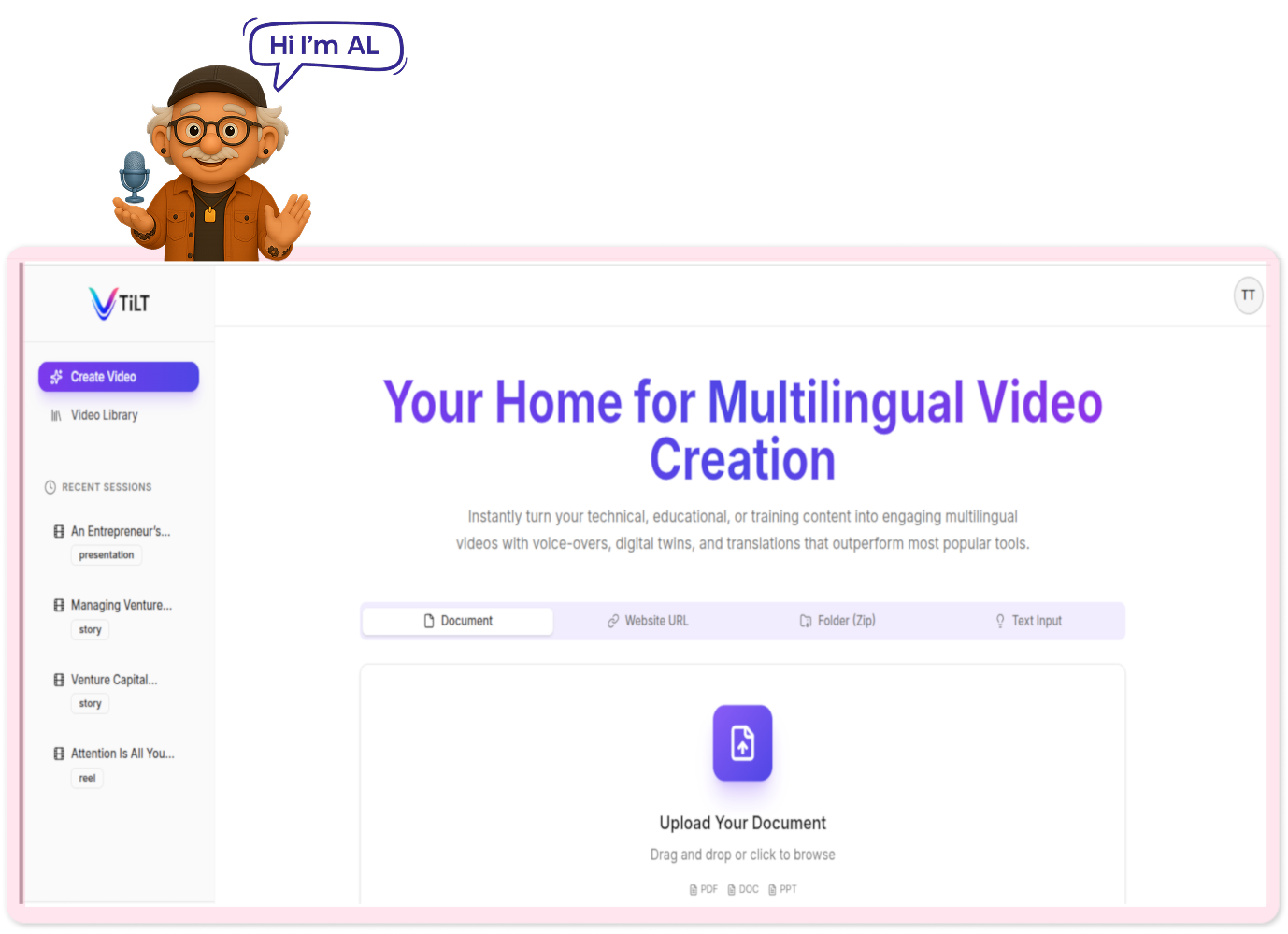 Watch Voila Voice in action