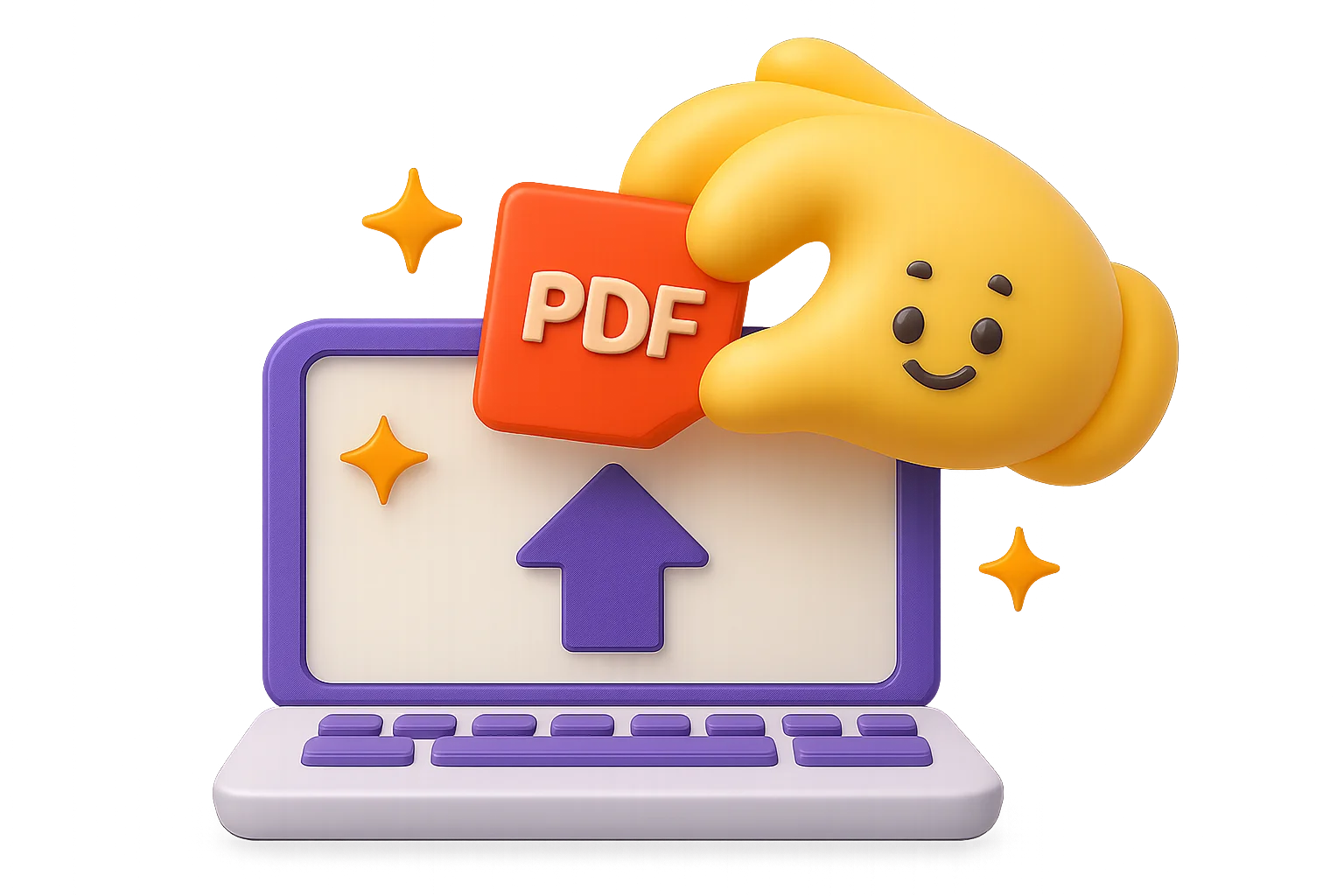 Step 1: upload your PDF, slide deck, or paste a URL into TiLT