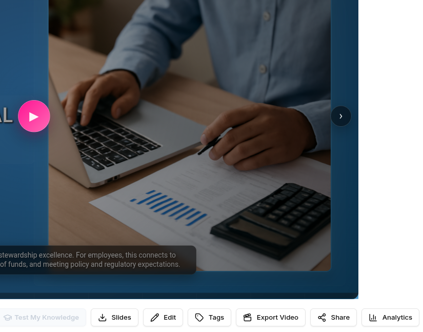 Step 3: share or export as video, PDF, PPT or shareable link
